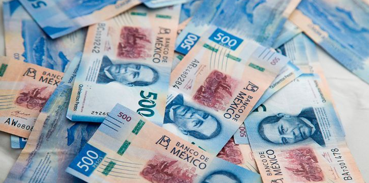 Peso opera con pérdidas; dólar sube a 22.48 unidades