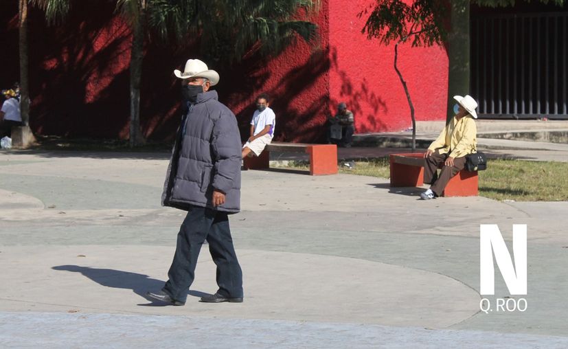 Sur de Quintana Roo amanece en 9.6 grados por frente frío número 33