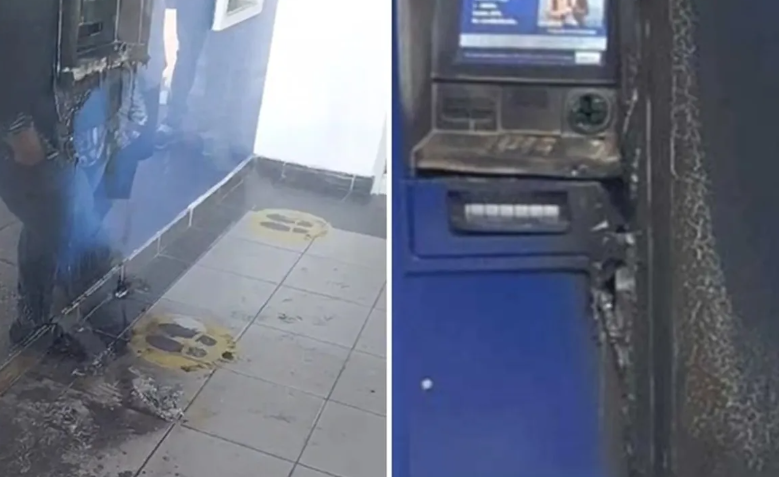Incendian dos cajeros automáticos en Ciudad Juárez, Chihuahua