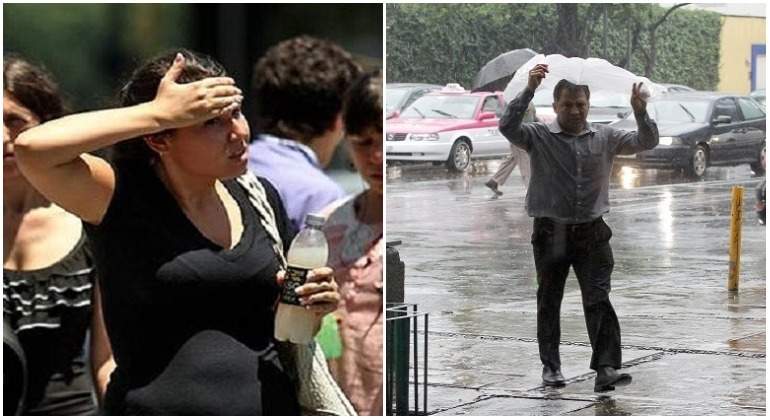 Altas temperaturas no ceden, estados del norte los más asediados; lluvias en el nororeste, occidente y sur del país