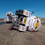 Vuelca pipa de gas en carretera a Ciudad Juárez