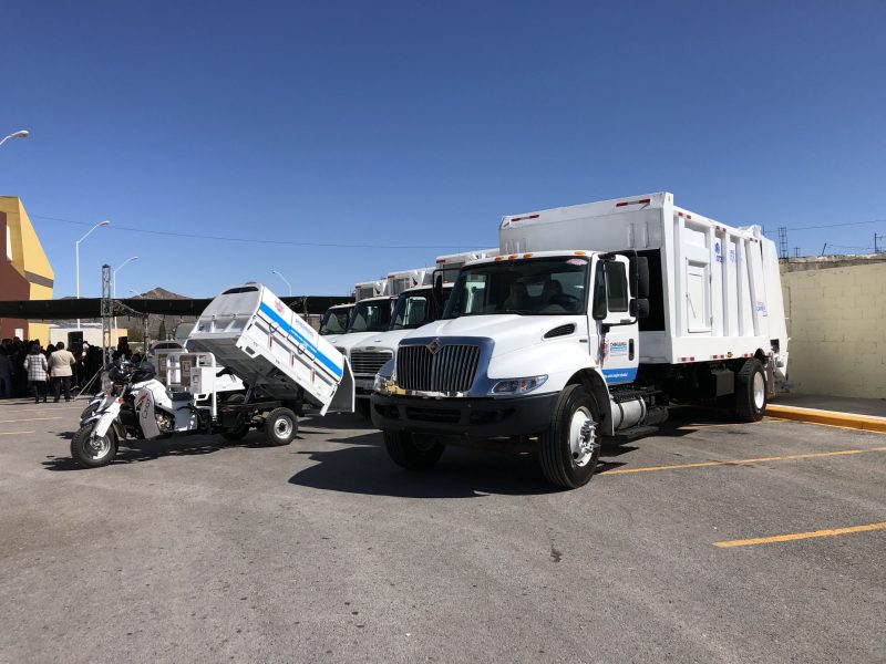 Se unen 6 camiones más a la recolección de basura en la ciudad de Chihuahua