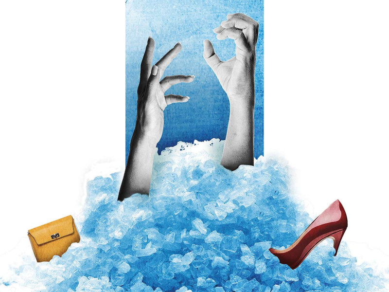 Consumo de crystal, con rostro de mujer; disfrazan su consumo
