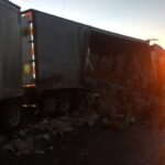 Chocan camiones de carga sobre la carretera Jiménez-Gómez Palacio
