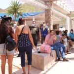 Ciudadanos visitan las Grutas de Nombre de Dios