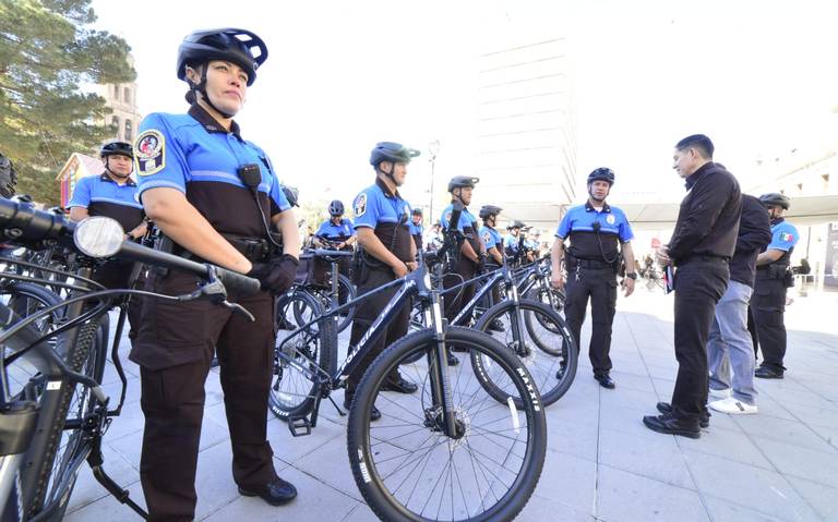 Entregan 25 bicicletas a Policía Beta para patrullar en el centro