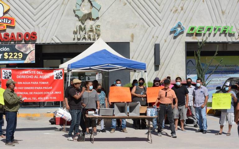 Están matando de sed a nuestra gente”: Se manifiestan vecinos de Anapra contra la JMAS