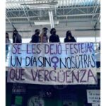Estudiantes ‘festejan’ con carne asada y Champions ausencia de mujeres por 8M