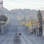 Lucen vacías las calles de la ciudad durante la primera mañana del 2023