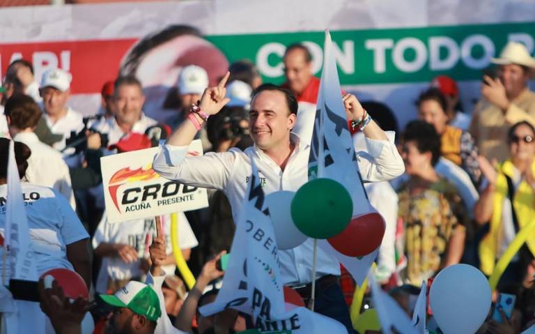 Respaldado por líderes políticos, Manolo Jiménez cierra su campaña con energía positiva