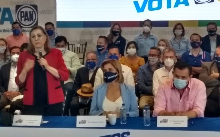 Pide Graciela Ortiz votar por Maru Campos; no renuncia a su candidatura thumbnail