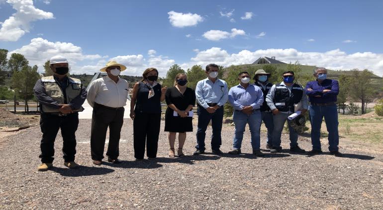 Puente del Reliz al 80%; supervisa Manque obra