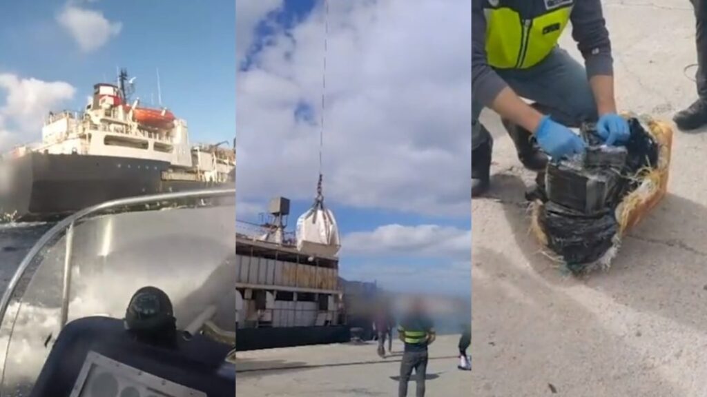 28.2.- España incauta 4.500 kilos de cocaína en un barco procedente de Colombia thumbnail