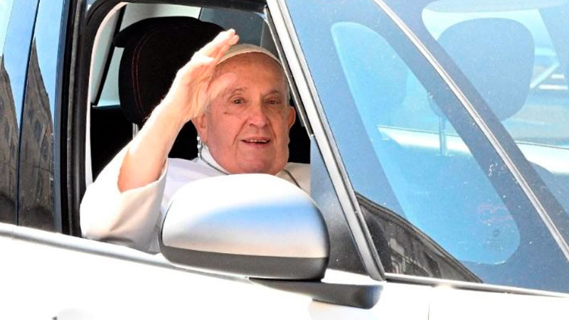 Agradece Papa Francisco al Hospital Gemelli tras operación