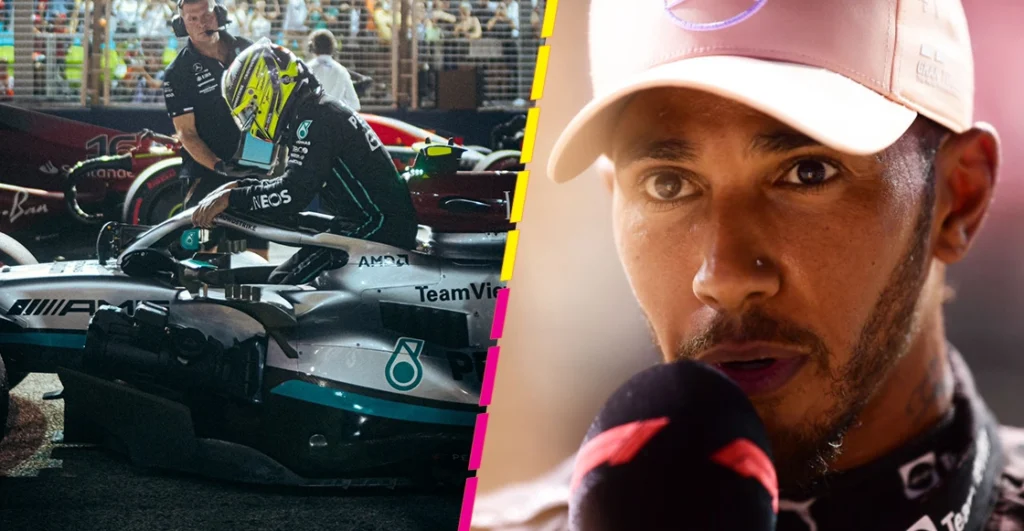 Baia baia La FIA multó a Mercedes en Singapur por el piercing de Lewis Hamilton en la nariz thumbnail