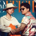 Belinda y Christian Nodal posan para revista Lofficiel