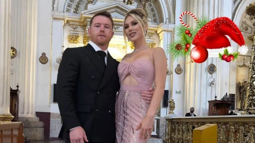 ‘Canelo’ Álvarez y Fernanda Gómez presumen la increíble decoración navideña de su hogar thumbnail