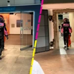 Captan a Esteban Ocon en el metro para llegar al Paddock durante el GP de Singapur