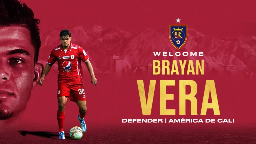Con proyección defensor colombiano Brayan Vera llega a Real Salt Lake thumbnail