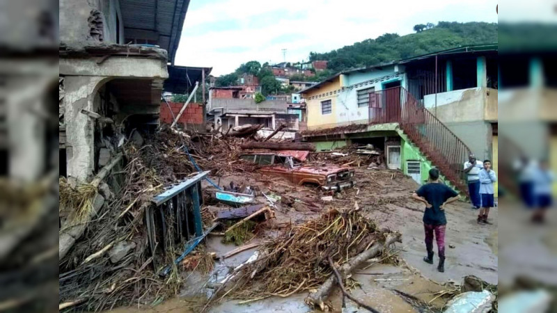 Deslave deja 22 muertos y 52 desaparecidos en Venezuela