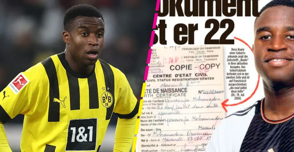 Documento revelaría la verdadera edad de Youssoufa Moukoko, la joya del Borussia Dortmund thumbnail