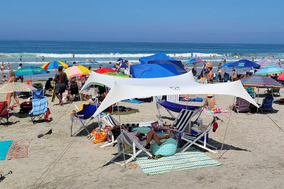 El calor de San Diego arde desde el desierto hasta las playas durante el fin de semana del Día del Trabajo, con temperaturas de tres dígitos