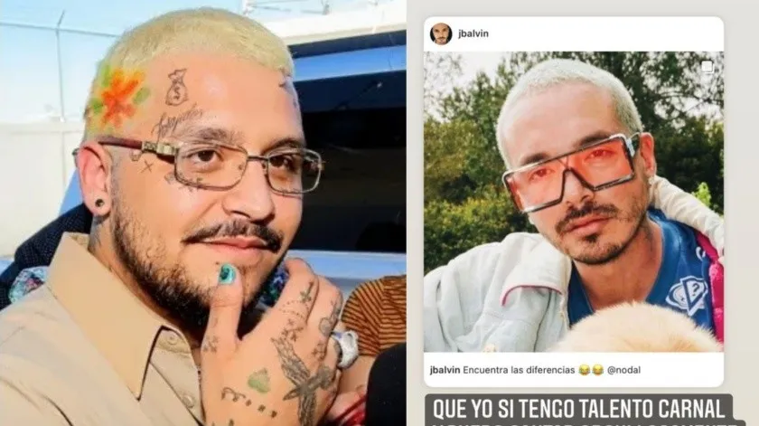 J Balvin bromea con look de Nodal por el que los comparan y el sonorense contesta thumbnail