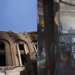 Mueren 41 personas en el incendio de una iglesia en Egipto