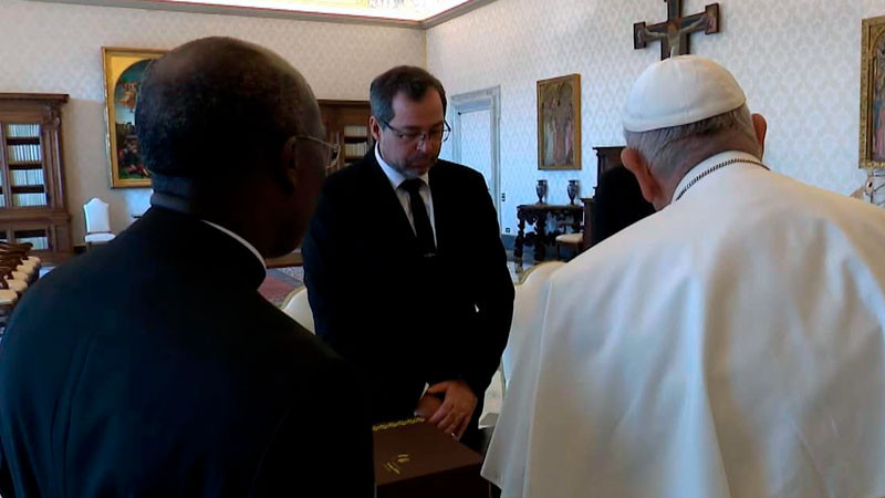 Papa Francisco visitará Kiev antes del 13 de septiembre; informa embajador de Ucrania ante la Santa Sede