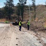 Se registra derrumbe sobre la Morelia-Charo en inmediaciones de la tenencia de Atapaneo, Michoacán 