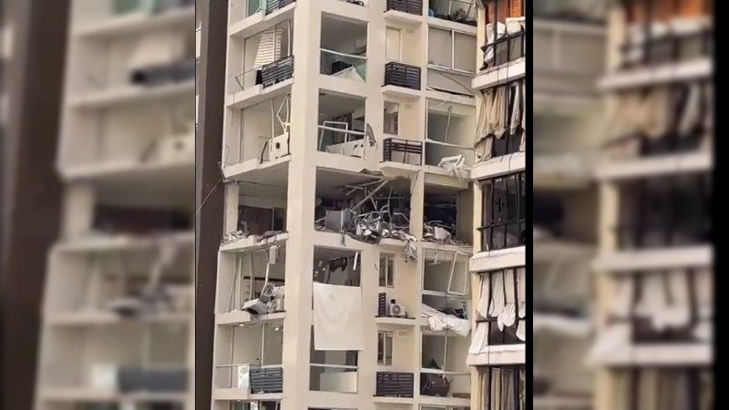Se registra fuerte explosión en edificio de departamentos, en Panamá