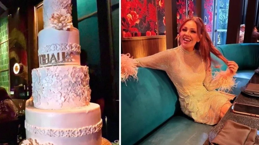 Thalía celebró su cumpleaños en el restaurante de Bad Bunny