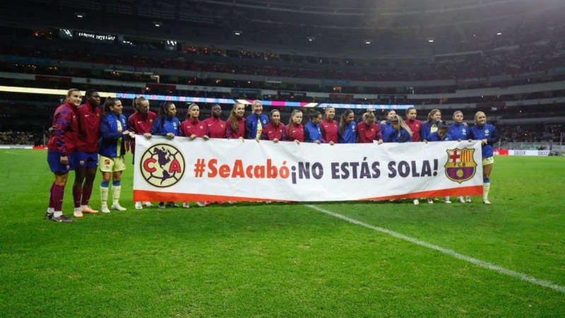 América y FC Barcelona femenil se unen en Hermoso mensaje de apoyo a Jenni, tras caso Rubiales