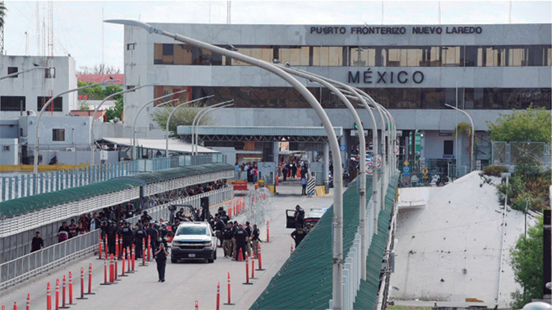Cierra puente Internacional de Nuevo Laredo en homenaje a victimas del 11 de Septiembre