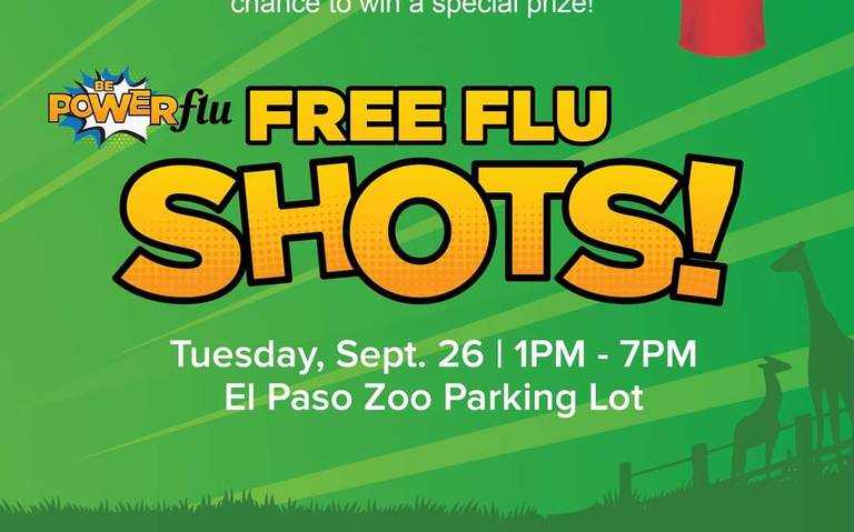 El paso y departamento de bomberos ofrecen vacunas contra gripe en evento Free Flu Shots