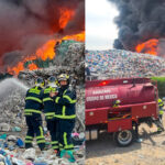 Se incendia fábrica de reciclaje en Valle de Chalco; no reportan víctimas