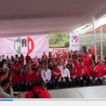 El presidente del PRI, Alejandro Moreno, ha acompañado a Santiago Taboada, en un encuentro con la militancia priista de La Magdalena Contreras