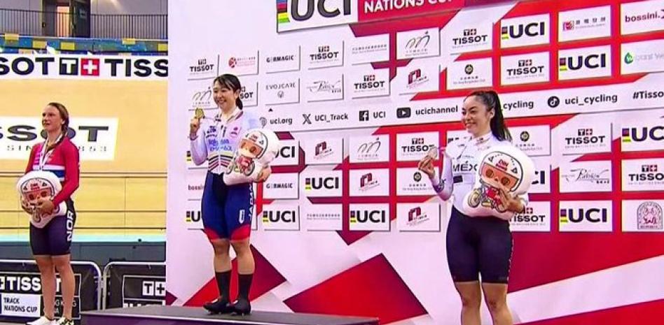 Yareli Acevedo gana bronce en la Copa de Naciones de Ciclismo