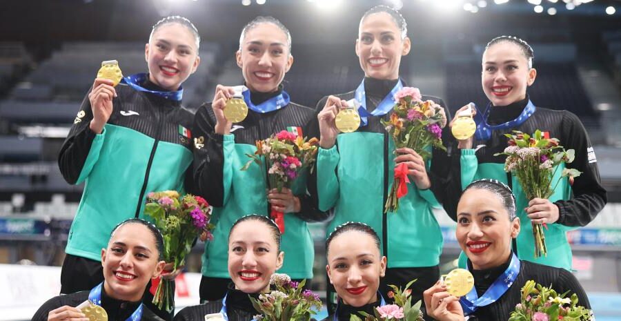 Mexicanas ganan oro en Copa del Mundo de Natación Artística