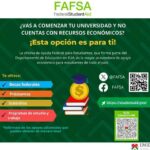 Invitan a solicitar Ayuda Federal para Estudiantes, FAFSA