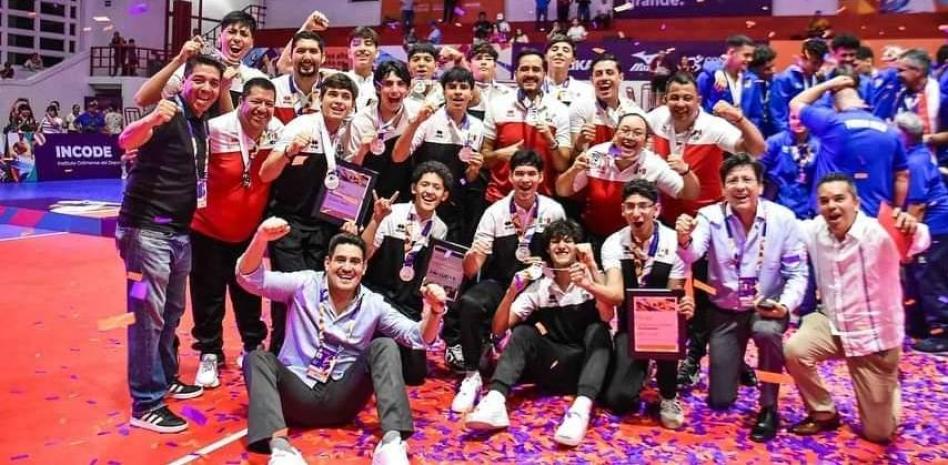 México gana plata  en Copa Panamericana Sub-17 de Voleibol de Sala