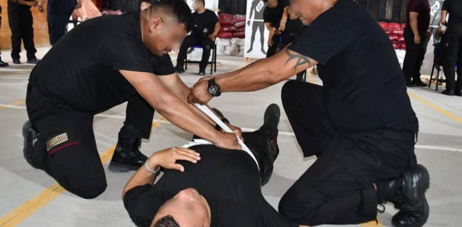 Capacitan a Guardia de Tamaulipas en Medicina Táctica Policial