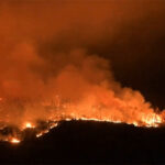 Se registra voraz incendio en California; evacúan a miles de personas