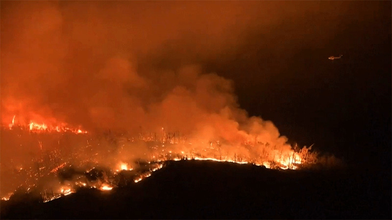 Se registra voraz incendio en California; evacúan a miles de personas