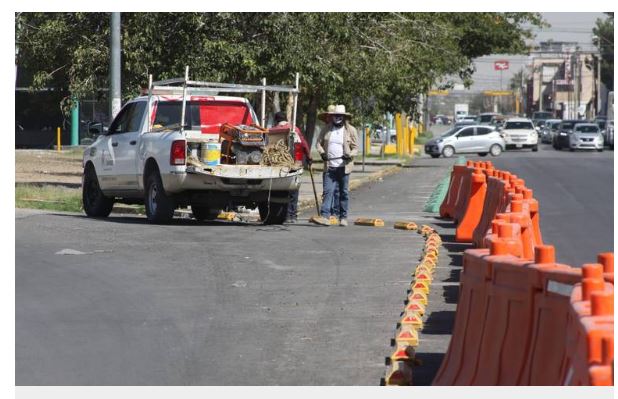 Refuerzan vialetones en Henry Dunant y López Mateos para evitar accidentes
