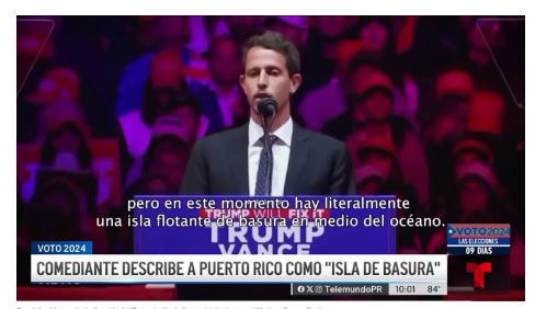 Trump dice que el mitin donde se insultó a Puerto Rico fue “un festival del amor”