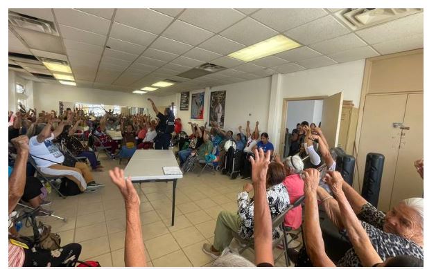 SSPM ofrece pláticas preventivas a adultos mayores en Rancho Anapra
