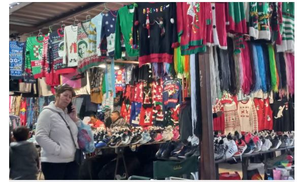 Inicia venta de artículos navideños en Centro Histórico