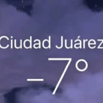 Amanece la frontera a -7 grados centígrados
