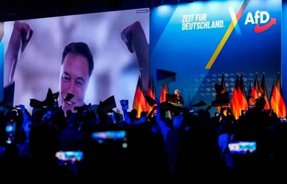 Participa Musk en mitin de partido alemán de extrema derecha